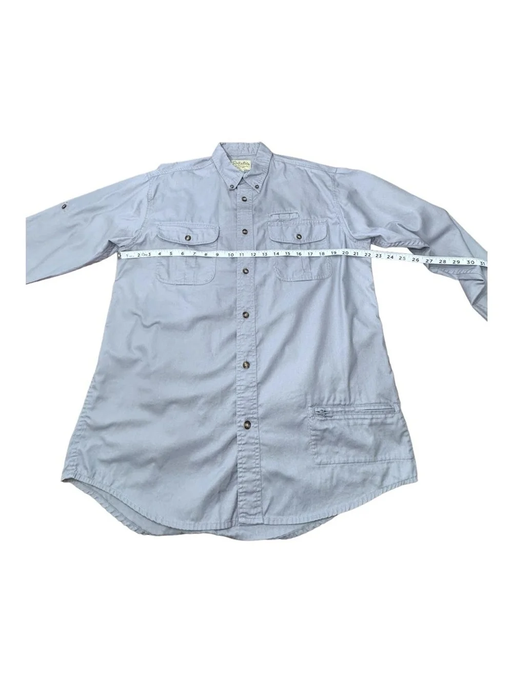 . Cabela’s Legendary Quality Shirt Long Sleeve Button Up Light Blue Men’s Size M